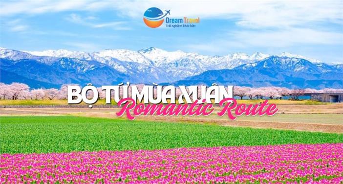 Tour Nhật Bản Thiết Kế Mùa Hoa Anh Đào: Bộ Tứ Mùa Xuân - Cung Đường Romantic Từ HCM